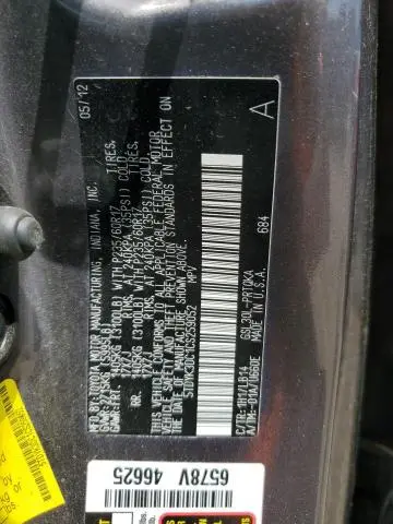 2012 TOYOTA SIENNA XLE  
