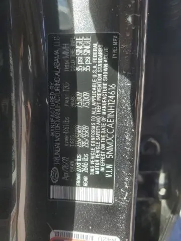 2022 HYUNDAI TUCSON SEL  