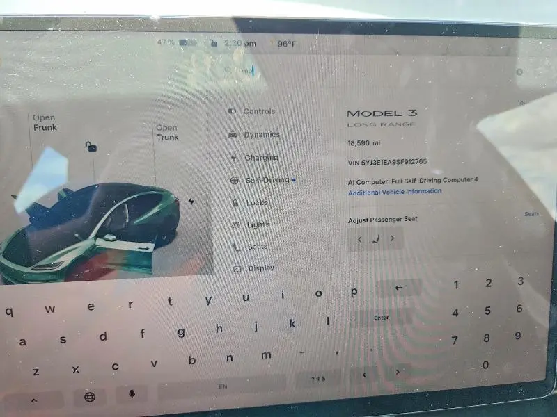 2025 TESLA MODEL 3   