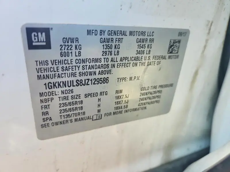 2018 GMC ACADIA SLT-1  
