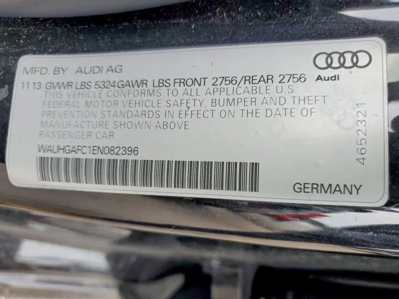 2014 AUDI A6 PRESTIGE  