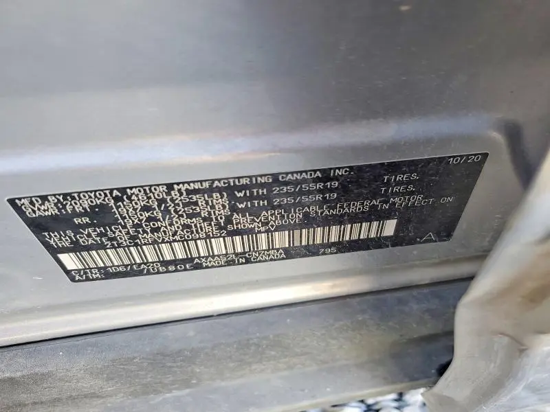 2021 TOYOTA RAV4 XLE PREMIUM  