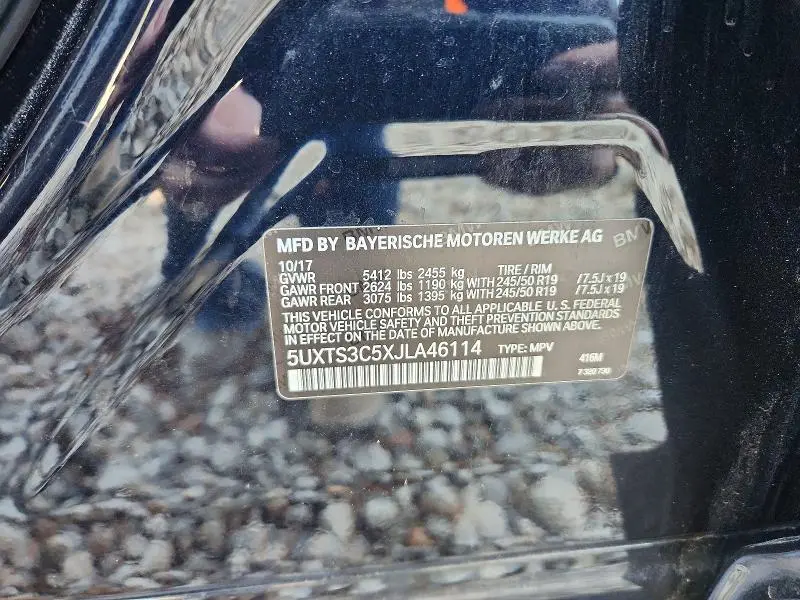 2018 BMW X3 XDRIVEM40I  