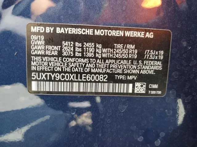 2020 BMW X3 XDRIVEM40I  