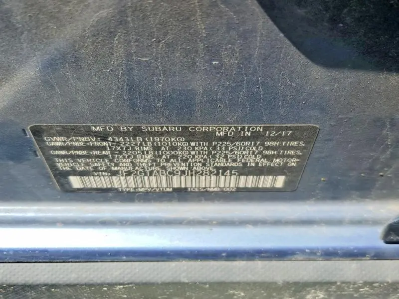 2018 SUBARU CROSSTREK PREMIUM  