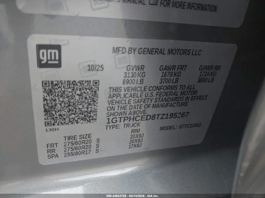 2026 GMC SIERRA 1500 , SHORT BED, ELEVATION, RWD