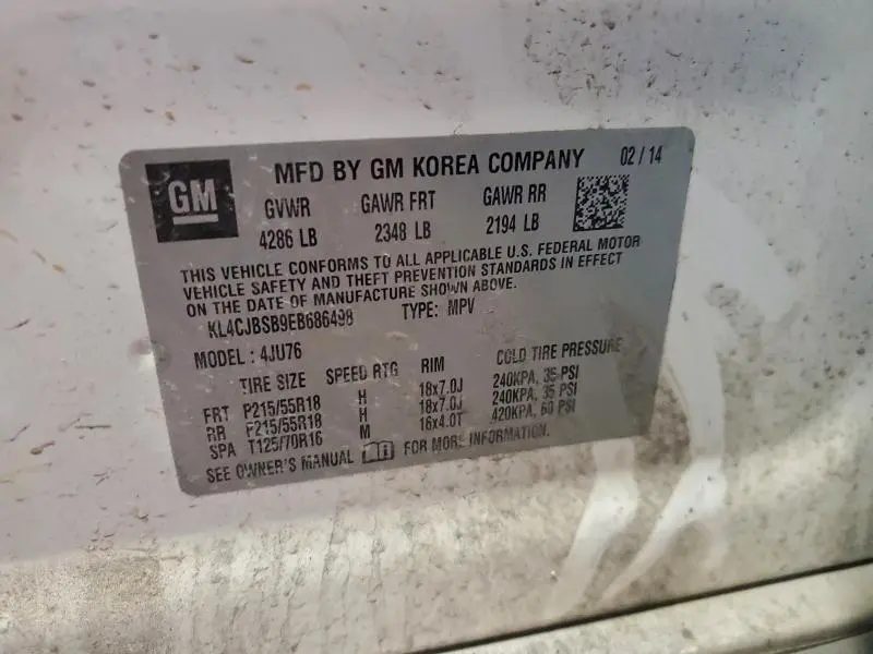 2014 BUICK ENCORE CONVENIENCE  