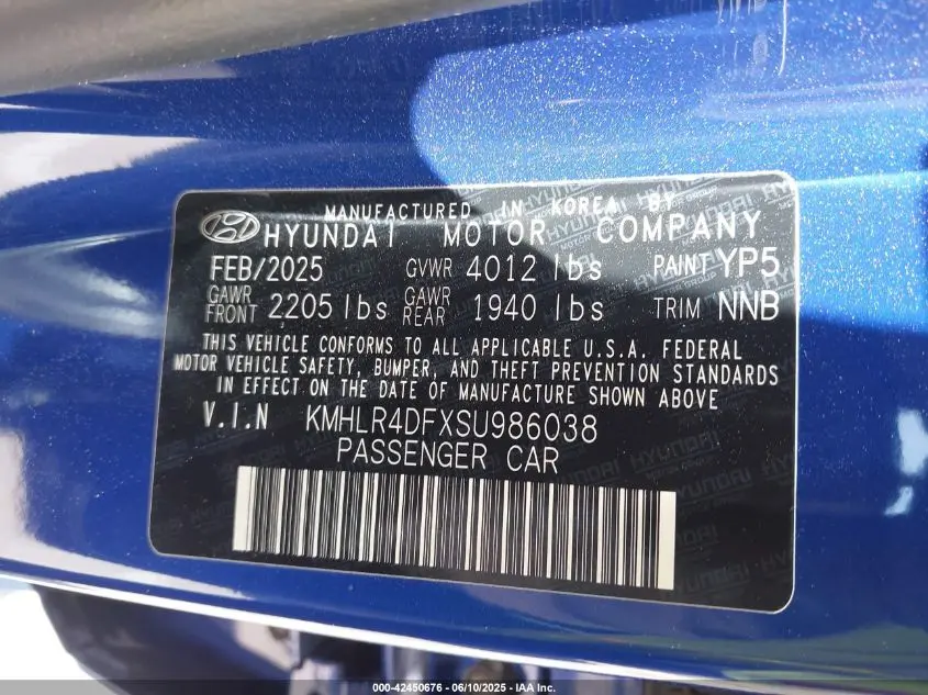 2025 HYUNDAI ELANTRA N LINE