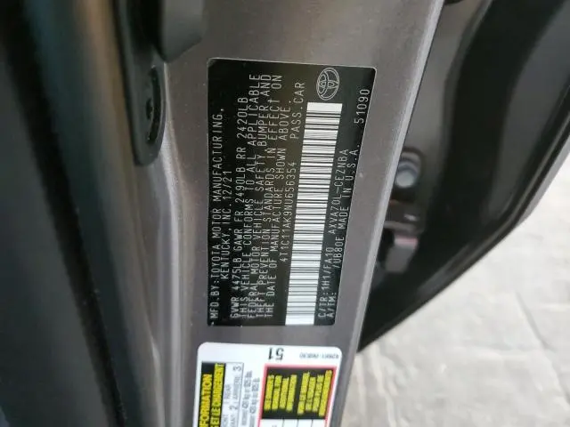 2022 TOYOTA CAMRY LE  