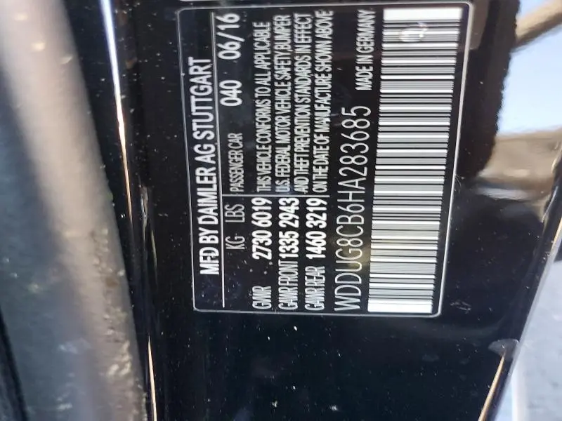 2017 MERCEDES-BENZ S 550  