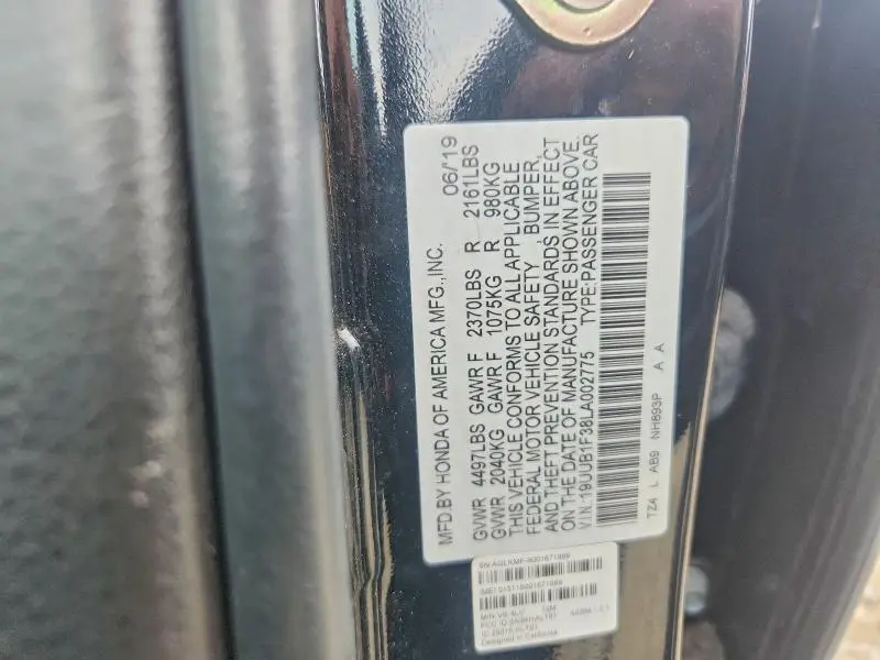 2020 ACURA TLX   