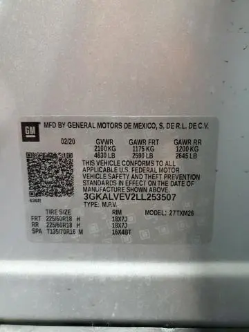 2020 GMC TERRAIN SLT  