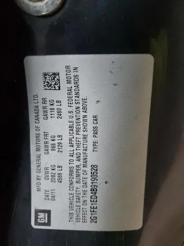 2011 CHEVROLET CAMARO LS  