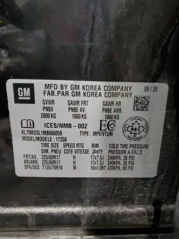 2021 CHEVROLET TRAILBLAZER ACTIV  