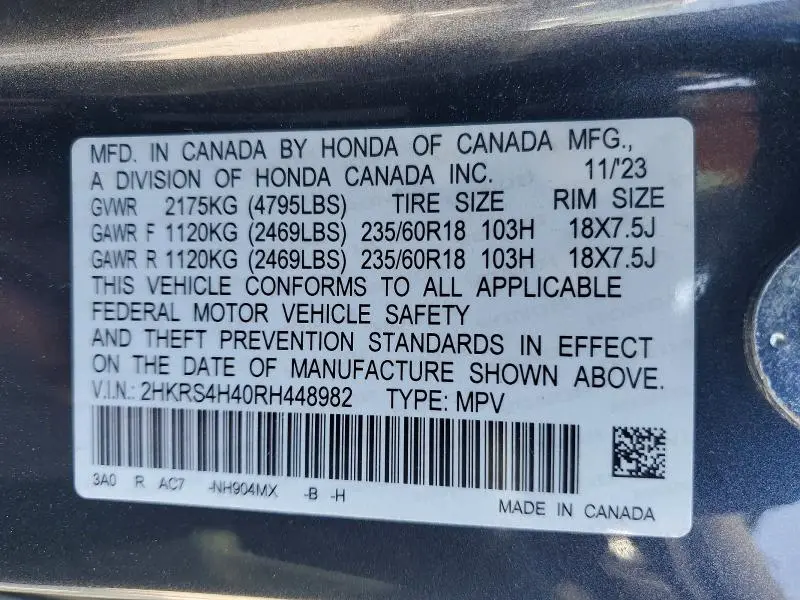 2024 HONDA CR-V EX  
