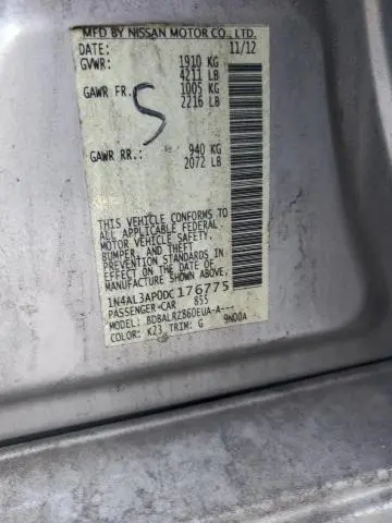 2013 NISSAN ALTIMA 2.5  