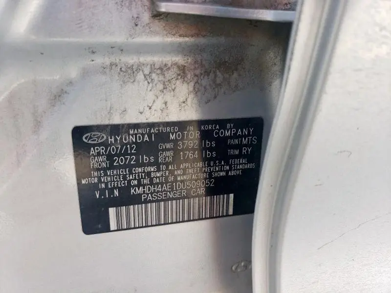 2013 HYUNDAI ELANTRA GLS  