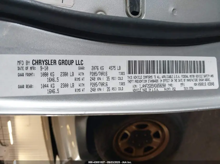 2010 JEEP PATRIOT SPORT