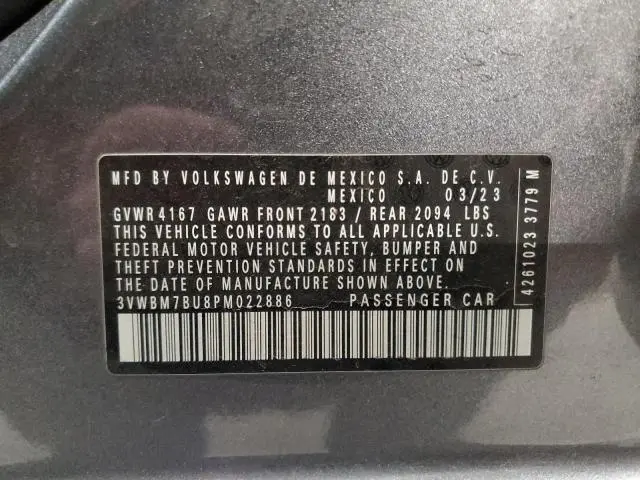 2023 VOLKSWAGEN JETTA SPORT  