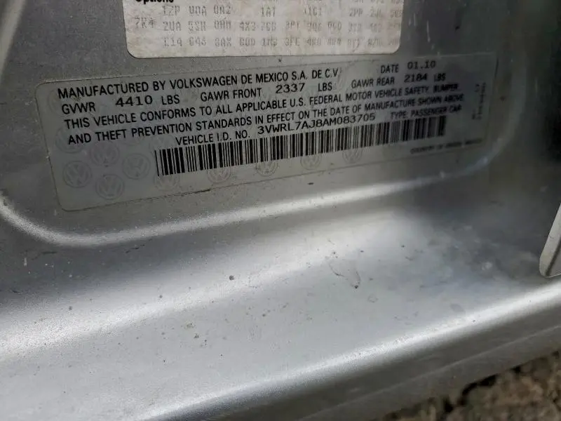 2010 VOLKSWAGEN JETTA TDI  