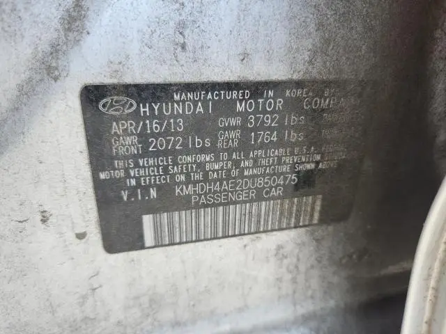 2013 HYUNDAI ELANTRA GLS  