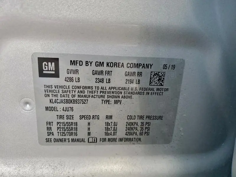 2019 BUICK ENCORE PREFERRED  