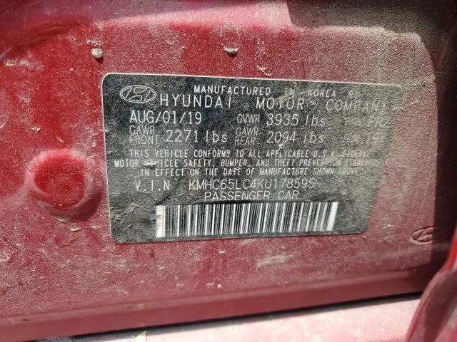 2019 HYUNDAI IONIQ BLUE