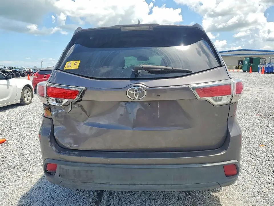 2015 TOYOTA HIGHLANDER XLE  