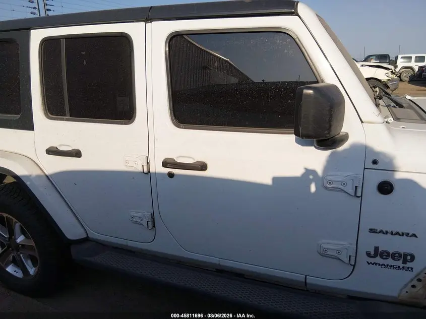 2019 JEEP WRANGLER UNLIMITED SAHARA 4X4