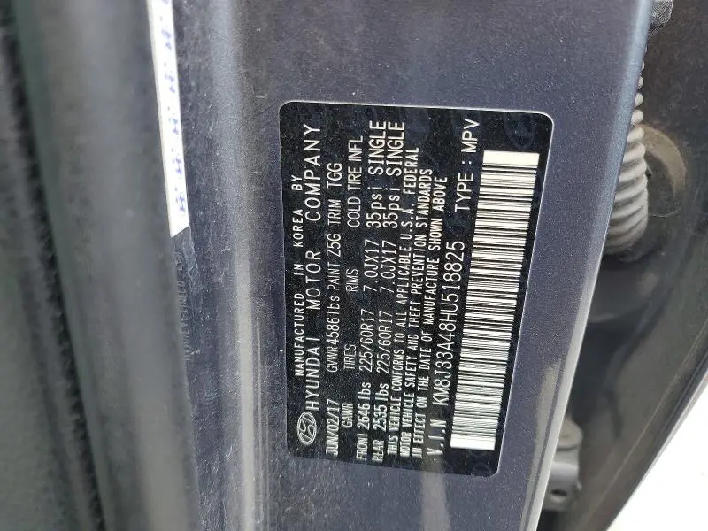 2017 HYUNDAI TUCSON SE  