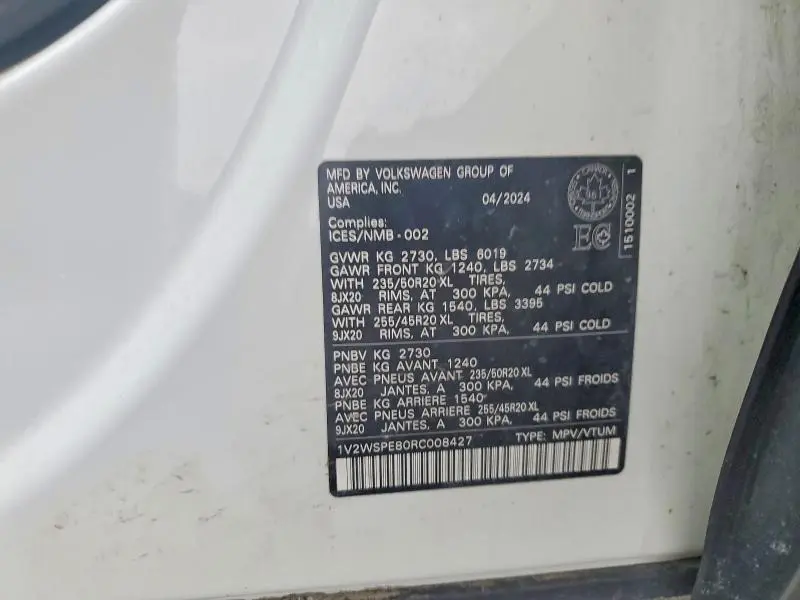 2024 VOLKSWAGEN ID.4 PRO S  