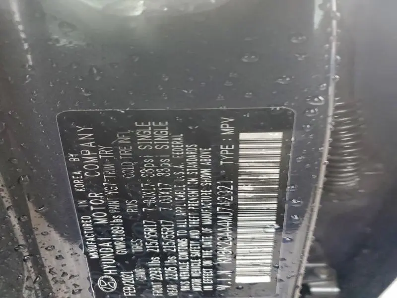 2021 HYUNDAI KONA SEL  