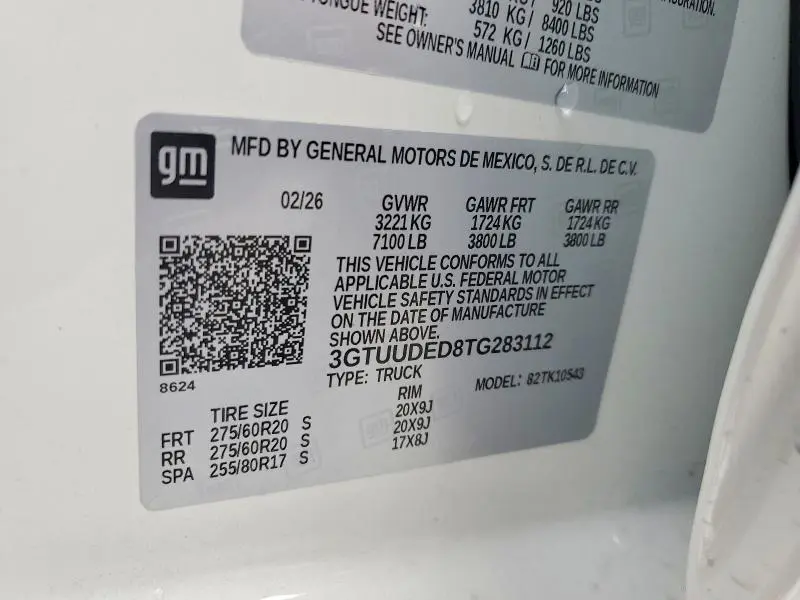 2026 GMC SIERRA K1500 SLT  