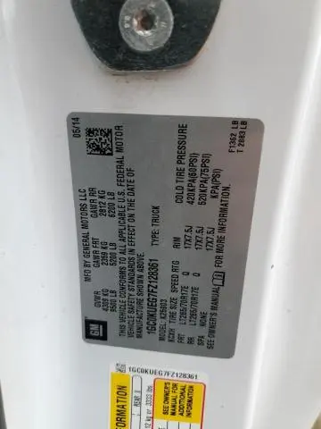 2015 CHEVROLET SILVERADO K2500 HEAVY DUTY  