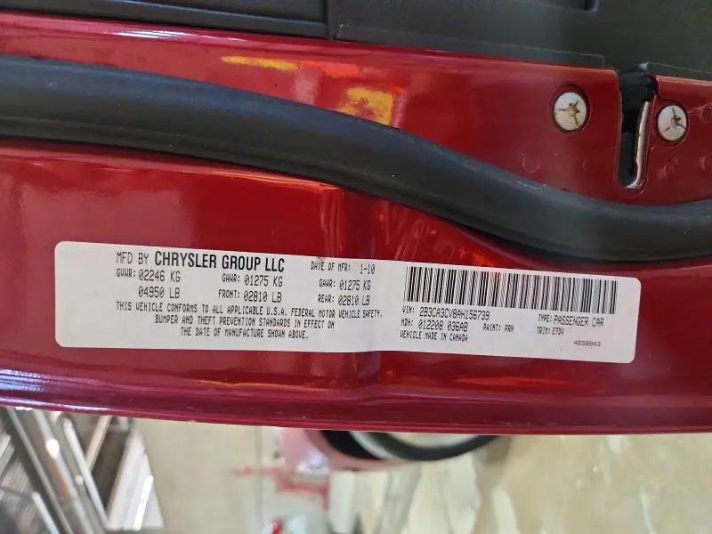 2010 DODGE CHARGER SXT  
