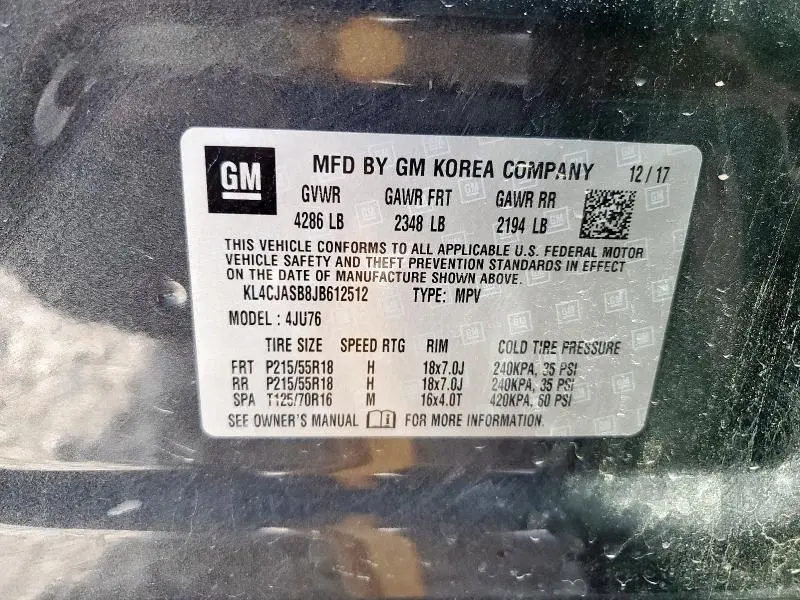 2018 BUICK ENCORE PREFERRED  