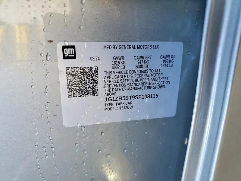 2025 CHEVROLET MALIBU LS  