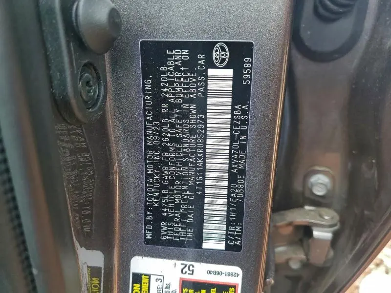 2024 TOYOTA CAMRY SE NIGHT SHADE  