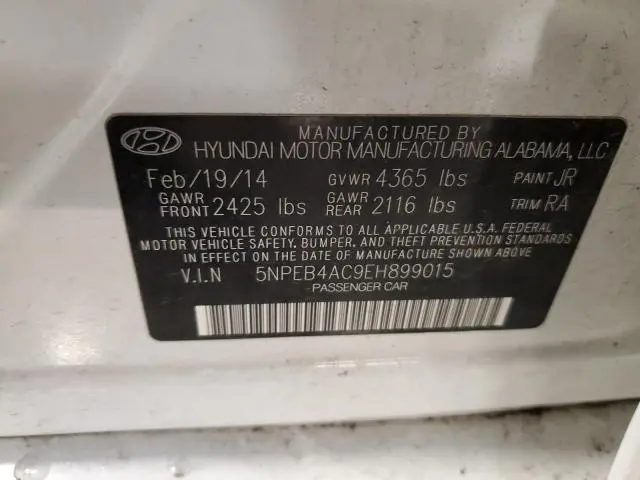 2014 HYUNDAI SONATA GLS  
