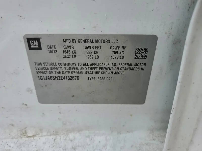 2014 CHEVROLET SONIC LS  