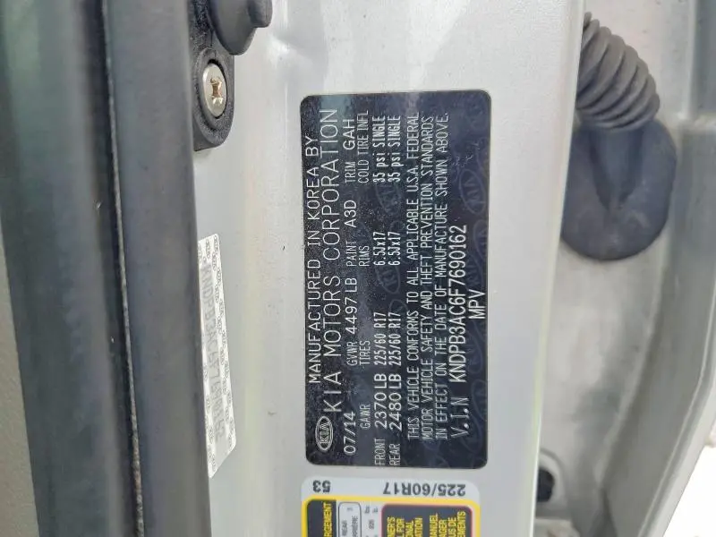 2015 KIA SPORTAGE LX  