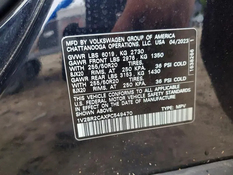 2023 VOLKSWAGEN ATLAS SEL  