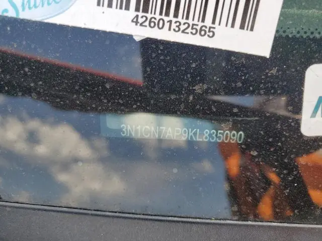 2019 NISSAN VERSA S  
