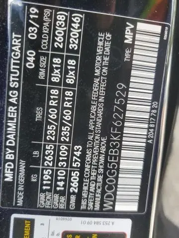 2019 MERCEDES-BENZ GLC 350E