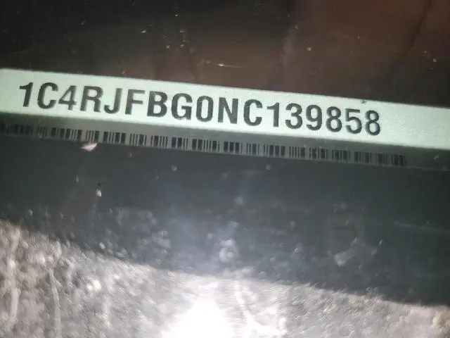 2022 JEEP GRAND CHEROKEE LIMITED  