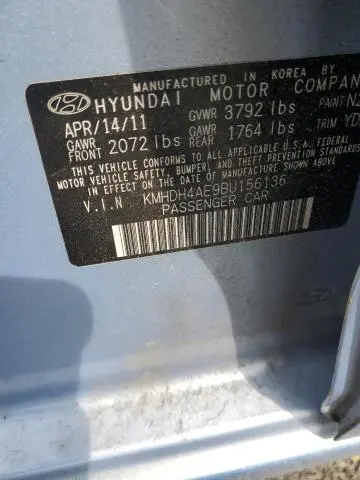 2011 HYUNDAI ELANTRA GLS  