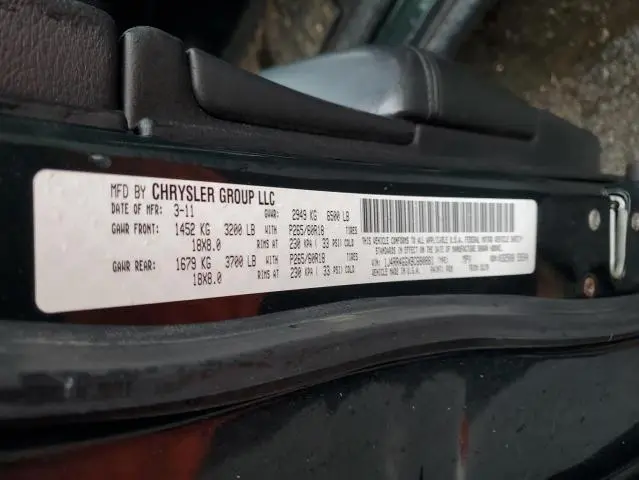 2011 JEEP GRAND CHEROKEE LAREDO  