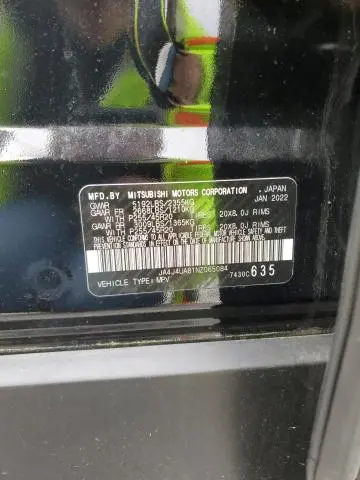 2022 MITSUBISHI OUTLANDER SE  