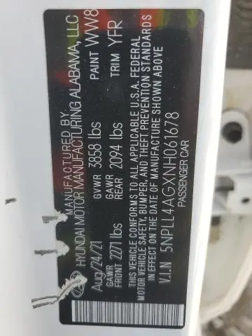 2022 HYUNDAI ELANTRA SE  