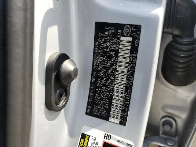 2018 TOYOTA COROLLA L  